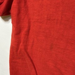 Vintage Double Face Reversible XS Red Yellow Short Sleeve T-Shirt Gym Athletics