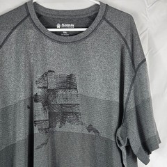 Alaskan Hardgear Duluth Trading Co Mens 2XL Grey Ombre Graphic T-Shirt