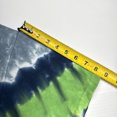 Majestic NFL Seattle Seahawks Mens T-Shirt M Blue Green Tie Dye Football Graphic
