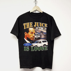 OJ Simpson Chase Tee vintage hip hop t-shirt 90s rap streetwear juice is loose