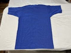 VINTAGE FRUIT OF THE LOOM EASY TO WEAR BLANK T-SHIRT SZ LARGE BLUE