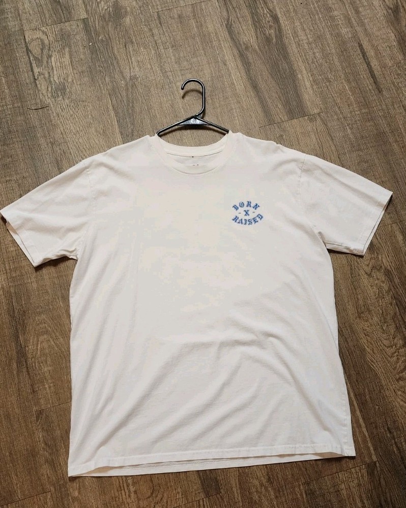 Born X Raised City Of Angels LA Los Angeles Dodgers XL White MINT