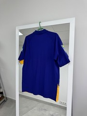 Vintage 1996 Sri Lanka Polo T shirt Football Criket Jersey Rare Blue Mens sz L