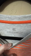 Colosseum Men’s OSU Oklahoma State Cowboys -Large Short Sleeve Gray Shirt