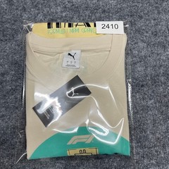 Formula 1 Shirt Mens Cream Large Miami Grand Prix 2025 F1 Puma Alpine Snow