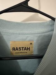 Baby Blue Rastah Pakistan Oversized Streetwear Tee Shirt Size Men’s Medium M