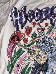192 Warren Lotas Woodstock Peace White Tee Shirt Men’s – Size XL Flaw