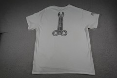 Tool 2009 Tour Shirt Mens Large White Los Angeles CA Wrench Opiate Double Sided