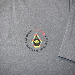 Volcom Stone Hawaii Logo T Shirt Mens S Gray Skate Surf Tee Anti-UV 50+ UPF
