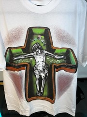 Evil Vice Jesus Piece Holy Craps Tee Black | Size Large | Designer Street Style