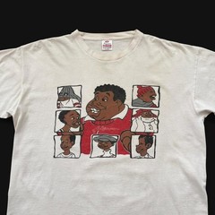 VTG Fat Albert & The Junkyard Gang Platinum FUBU T-Shirt XL White Made in USA 90