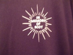 BIKER In Memory Of SCOT Motor Cycles Harley Davidson Chopper black XL t shirt