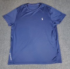Polo Ralph Lauren Mens Polo 67 Blue Performance T-Shirt Medium Stretch