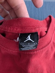 Nike Air Jordan Shirt Adult Large Red Mens L Big Jump Man Graphic Tee