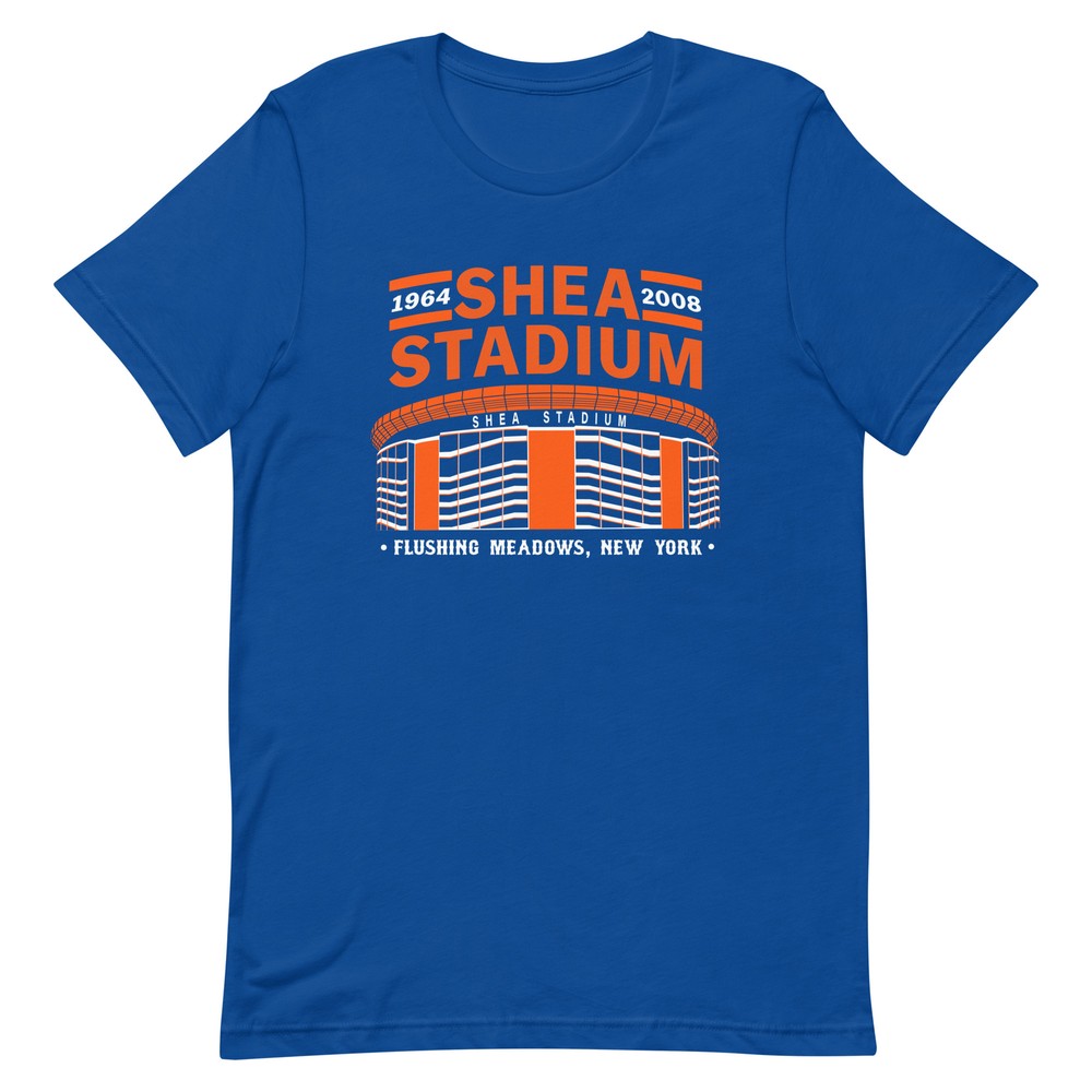 Shea Stadium T-Shirt New York Retro Baseball Park Vintage Tee