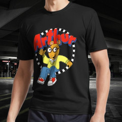 Arthur Logo Active T-Shirt Funny ALL Size Mode American