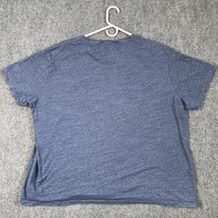 Polo Ralph Lauren Shirt Mens 2XB Big Blue Short Sleeve Crew Neck Pocket Tagless