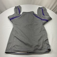 Badger Sport 1/4 Zip Pullover Mens Medium Black Gray Top