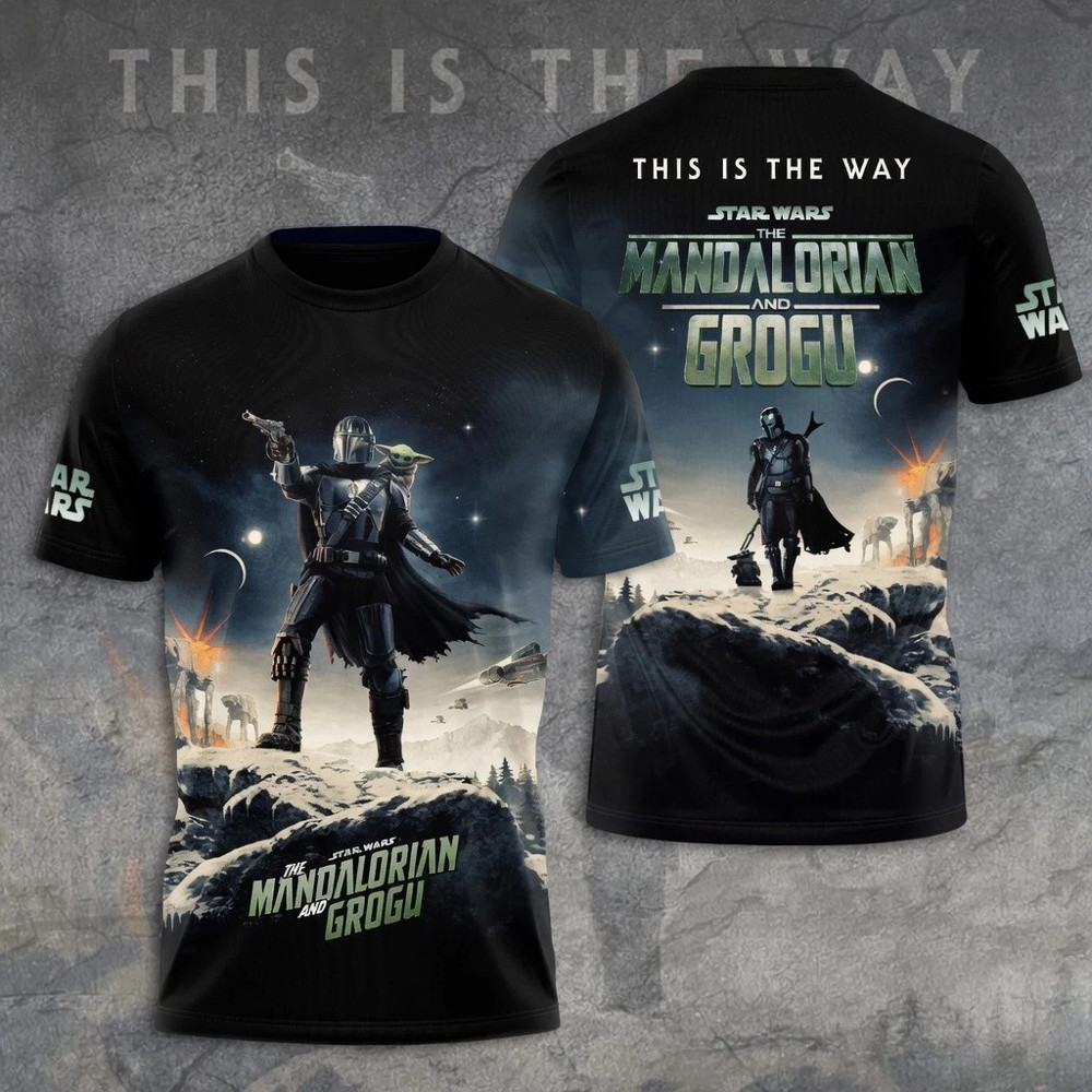 Star Wars The Mandalorian and Grogu This Is the Way 3D T-Shirt Unisex S-5XL P187