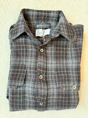 NWT Purple Brand Men’s XS Wool Flannel Button Down Plaid Long Sleeve Shirt