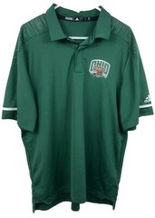 Adidas Climate Ohio University Bobcats Logo Men’s Large Green Coaches Polo