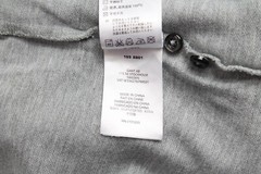 GANT Regular Fit T-Shirt Mens M Short Sleeve Polo Blend Grey