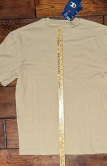 Champion Men’s Rochester Base NY Tan Stretch Crewneck T-Shirt Size Medium – NWT