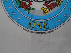 Aerosmith – “Aero Force One” – 2019 White Shirt – Sz Medium – Fruit Of The Loom