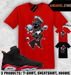 Tee Shirt Matching AJ 6 Infrared Salesman 2026 Match Sneaker Sneakerhead Martian