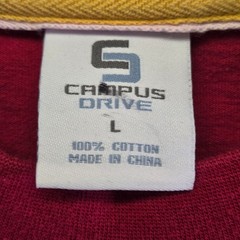 USC Trojans Long Sleeve Tee Red Applique Logo Collegiate NCAA Men’s Large