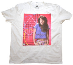 Saved by the Bell Kelly Koprowski Mens 80s 90s Retro White Shirt NWT S, XL, 2XL