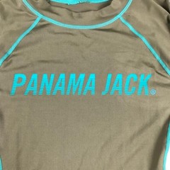 Panama Jack Shirt Mens XL Green White Tagless Raglan Long Sleeves Crew Neck Tee