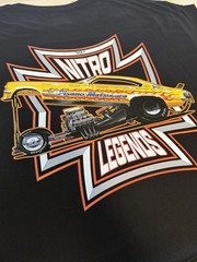 80’s NITRO LEGENDS Raymond Beadle 81-Blue Max (298-010) T-Shirt