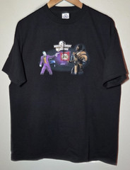 VTG Mortal Kombat vs DC Universe Tee Joker Scorpion Game Promo FACTORY FLAW Sz L
