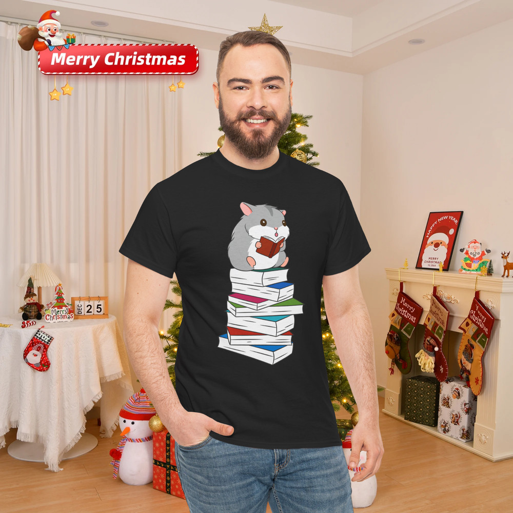 Reading and Hamster Funny Saying Book T-Shirt