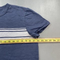 Marine Layer Shirt Mens Medium Slub Cotton Crew Striped Casual Beach Surf Tee T
