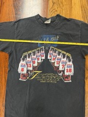 VTG 1992 USA Basketball Olympic Dream Team T-Shirt Men Sz XL Black Nutmeg Mills