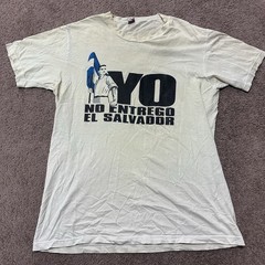 Vintage No Entrego El Salvador Political Shirt 1990’s Salvadoran Propaganda RARE