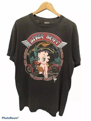 90s Betty Boop Rare Design Retro Biker Classic Style T shirt