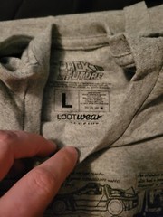 BACK TO THE FUTURE T-Shirt LOOTwear 2018 Exclusive LOOT CRATE Delorean L BTTF