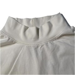 LL Bean Mens Shirt Size Large Tall White High Neck Long Sleeve Classic