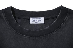 Off White T-Shirt Black S-M-L-XL