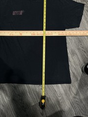 Y2K distressed The Walking Dead black cotton t-shirt