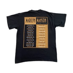 2003 Marilyn Manson Golden Age Of The Grotesque Tour Vintage T-Shirt | Size M