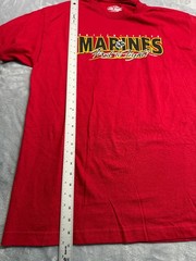 7.62 Design T Shirt Mens Large Red Cotton United States Marines First To Fight