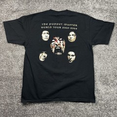 Vintage King Diamond Puppet Master Band T-Shirt Size XL World Tour Heavy Metal
