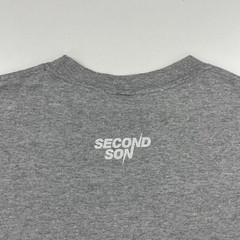 Second Son T-Shirt Men’s Medium Grey Short Sleeve Graphic Print Crew Neck