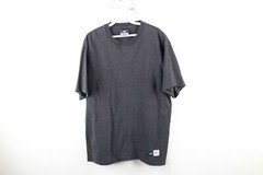 Vintage 90s Streetwear Mens Large Faded Blank Striped Short Sleeve T-Shirt USA