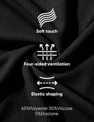 Men’s Muscle Slim Fit T-Shirt V Neck Hipster Longline Black Henley Shirt Shor…