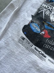 Y2K Mark Martin NASCAR Shirt XL White Blue Graphic Streetwear Viagra Racing